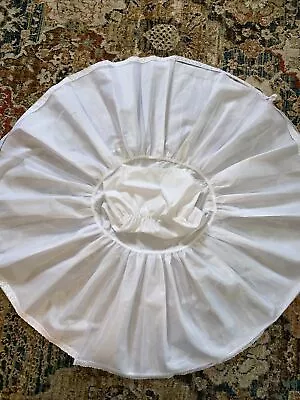 Laura D Design Girls Full Slip White Crinoline From Ireland • $19.99