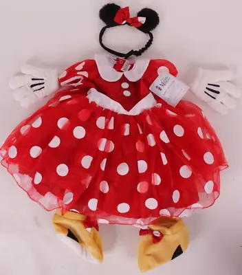 Pottery Barn Kids Disney Minnie Mouse Halloween Costume Baby 12-24 Months 18 • $63.96