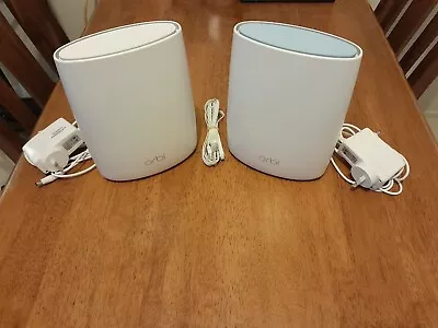 Netgear Orbi 2pk Hi Performance  AC 3000 Tri-band Wifi System RBK50 • $380