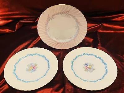 Minton Dinner Plates 1920 2 X Ardmore Turquoise 1 X Pink Symphony • £13