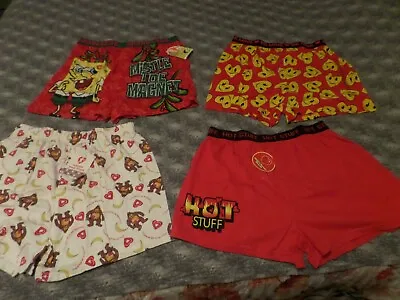 Men's Novelty Boxer Shorts Lot Of 4 -l & Xl Noswt • $32