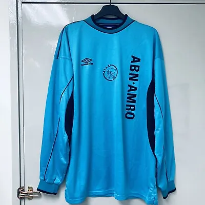 Ajax 99/00 Goalkeeper Shirt #1 Van Der Sar Size Xxl • £120