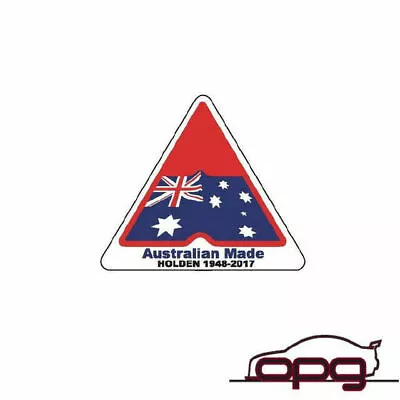 Decal Flag Australian Made Holden 1948-2017 For Holden Commodore HDT VB VC VH VK • $15