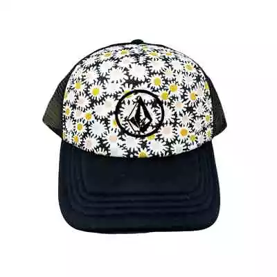 Volcom Girl's Floral Trucker Hat NWT Daisy Hey Slims Hat  • $12