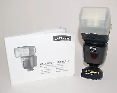 Metz Mecablitz  44  Af - 1  Digital Flashgun - Canon Dedicated V Good Condition • £39.99