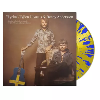 ABBA Bjorn & Benny Lycka: Limited Blue + Yellow Splatter Vinyl LP • £20