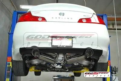 For 03-06 G35 2DR Coupe Rev9 Stainless Steel GT Dual Catback Exhaust System Set • $420