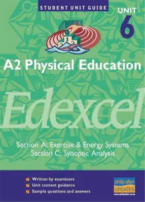 A2 Physical Education Edexcel Unit 6 (A And C): Exercise And Energy Systems Sect • £4.81