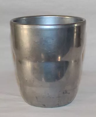 Vintage Ceramic Spray Coated With Aluminum Insulated Cup Or Bowl No Lid Germany • $24.20
