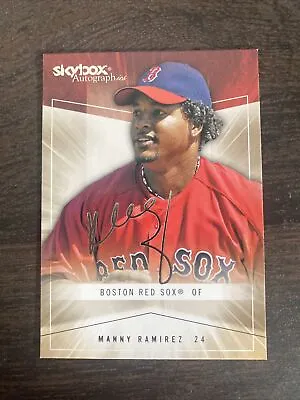 Manny Ramirez 2005 SkyBox Autographics #9 Boston Red Sox • $0.99