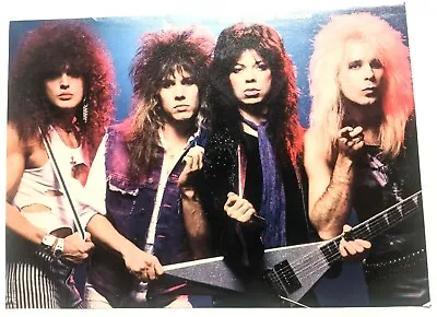 Vinnie Vincent Invasion / Dokken / Magazine Full Page Pinup Poster Clipping • $12.99