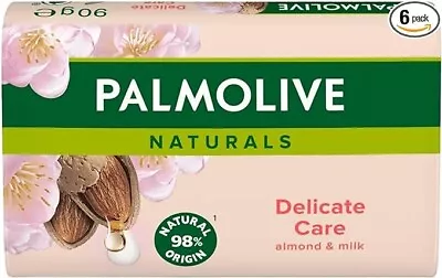 Palmolive Naturals Delicate Care Soap Bar Almond And Milk Sent 90gm 3 Bars/Pack • £8.99