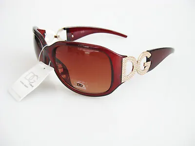 BNWT Lady's  DG Fashion Sunglasses Brown Color/UV400/Free Case • $29.95