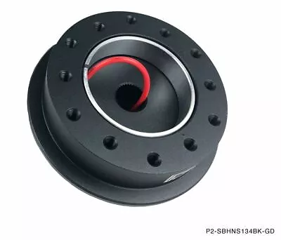 P2M Phase 2 Aluminum Steering Wheel BOSS Short Hub Silvia 240sx S13 S14 Black • $85