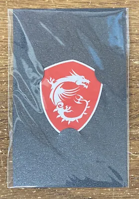 New MSI True Gaming Red Dragon Shield Logo Sticker Case Decal Badge • $6