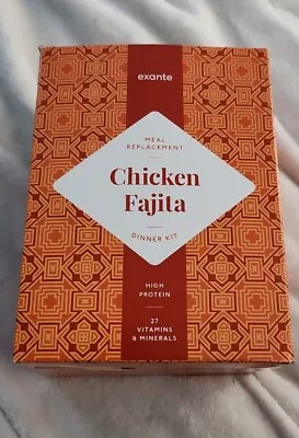 £8 • Buy Exante Meal Replacement Chicken Fajita Dinner Kit