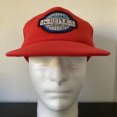 Vintage Ertl The Replica Collectors Club Snapback Converse Cap - Red Trucker Hat • $42.95