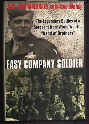 Don Malarkey BUCK COMPTON Earl McClung Signed BAND OF BROTHER  506th PIR Co Book • $250