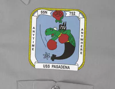 SSN-752 USS Pasadena Iron On Heat Transfer Vinyl HTV Los Angeles Submarine • $2.95