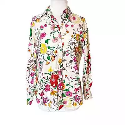 Maus & Hoffman Floral Button Down Shirt Sz L • $69