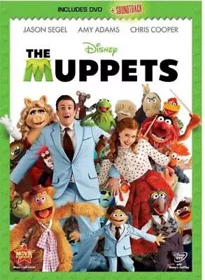 The Muppets (Single-Disc DVD  Soundtrack Download Card) - DVD - VERY GOOD • $5.52