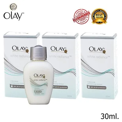 $74.07 • Buy 3x 30ml Olay White Radiance Intensive Whitening Lotion SPF 24 UV Protection Face