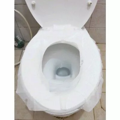 £4.99 • Buy 15 X Disposable Toilet Seat Covers Paper Travel Outdoor Sanitary Waterproof Mat