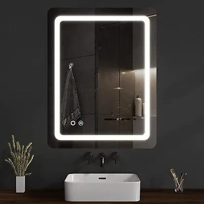 LED Bathroom Mirror For Wall Vanity Mirror 40 X 24 Inch • $71.99