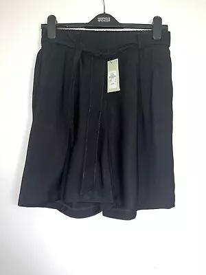 New Ladies Shorts Size 10 With Belt Pull On Comfort Waist By Primark • £7.99