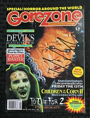 $16.20 • Buy 1991 GOREZONE Magazine #21 VF 8.0 Puppet Master W/ Posters / Fisherman
