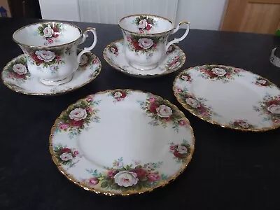 Royal Albert  Celebration  VintageTea Set TrioTeacupSaucer & Tea Plate Roses🌹 • £42