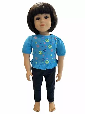 MY TWINN DOLL  23  Poseable Brunette Hair Bangs ~ Brown Eyes ~ Undergarment 1996 • $84.99