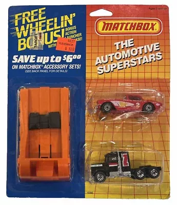 Matchbox Corvette & Semi Automotive Superstars With Bonus Action Launcher (B49) • $19.99