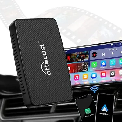 Ottocast-Play2Video Wireless CarPlay/Android Auto All-in-one Multimedia Adapter* • $62.99