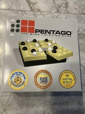 Pentago 2005 Classic Wood & Marble Game “The Mind Twisting Game” - Complete • $29.99