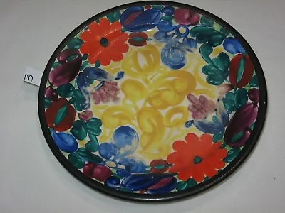 PA1 Antique J Mrazek Pottery Peasant Art Czechoslovakia 6 3/4  Side Plate 3 Of6 • $6