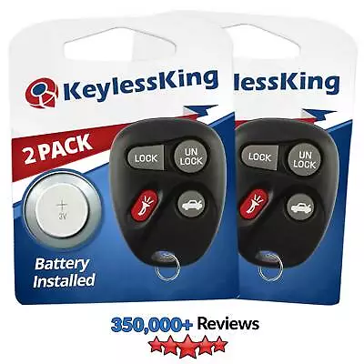 2 New Keyless Entry Remote Car Key Fob Transmitter Clicker Control For 10443537 • $13.48