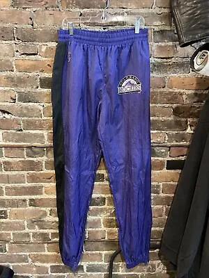 Vintage Pro Player Joggers Large MLB Colorado Rockies Track • $59.99