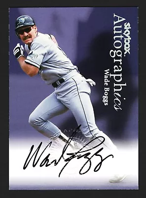 Wade Boggs 2000 SkyBox Autographics Tampa Bay Devil Rays • $39.99