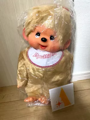 Monchhichi Premium Standard Plush Toy Large Beige Girl 45cm New • $71.33