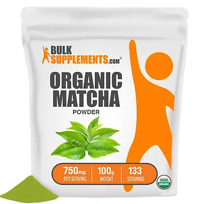 BulkSupplements Organic Matcha Green Tea Powder - Pure Vegan Unsweetened • $14.96