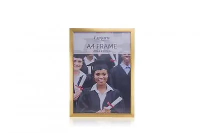 £3.75 • Buy A4 Photo Frame Certificate Picture Wedding Graduation Frame Wall Mountable Post