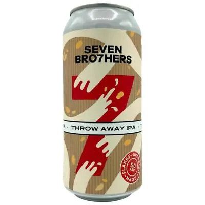 Seven Brothers Throw Away Ipa 12 X 440ml Cans Upcycled Kelloggs Cereal Beer • £48.99