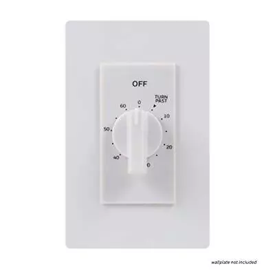 	60-Minute Countdown In-Wall Timer Mechanical Switch Spring Wound	 • $15.07