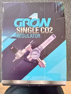 Grow1 CO2 Regulator Hydroponics Emitter System With Solenoid Valve Flowmeter • $27.99