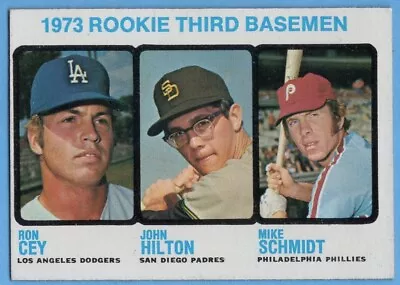 1973 Topps #615 Mike Schmidt Ron Cey EX-EXMINT+ Rookie RC Hall Of Fame A2071 • $400