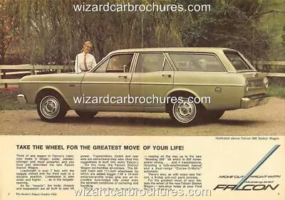 1966 Ford Falcon Xr Wagon A3 Poster Ad Sales Brochure Advertisement Advert • $14.85