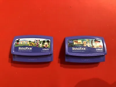 2 X Vtech Innotab Games Cartridges Mickey Mouse & Jake The Pirate • £7.50