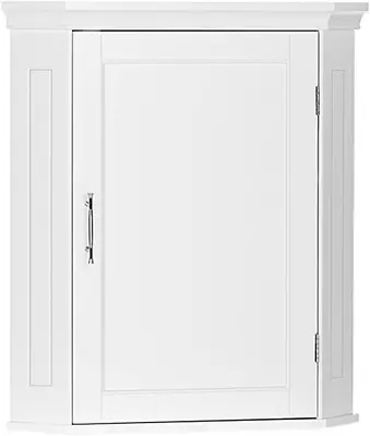 Somerset Corner Storage Wall Cabinet White • $99.19