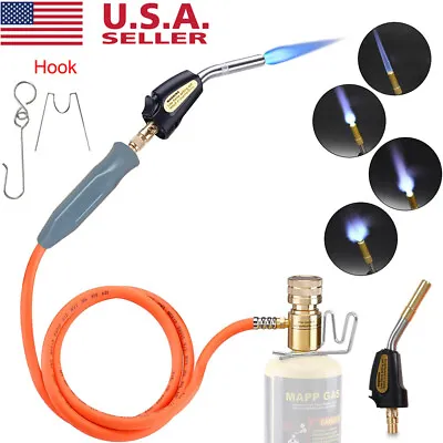 MAPP MAP-pro Propane Self-Igniting Gas Welding Tool Turbo Burner Torch &Hose Kit • $38